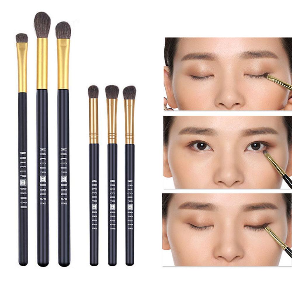 Set 3 Cọ Trang Điểm Phấn Mắt Sợi Nhôm Cho Nam