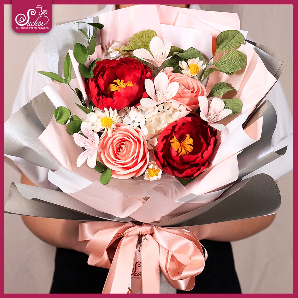 Hoa bó handmade rực rỡ