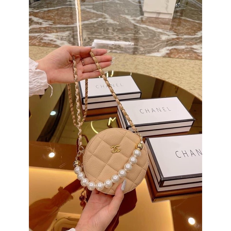 Túi xách Đeo chéo cốp tròn phối quai ngọc ❣️freeship❣️cốp x đeo chéo