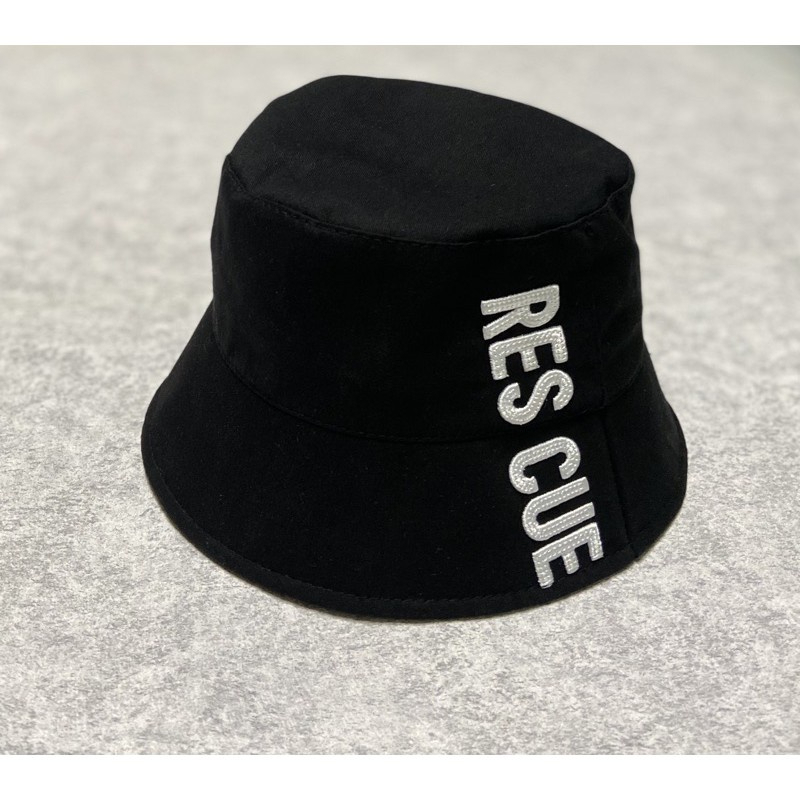 Nón bucket thể thao nam nữ vành cụp thêu chữ dọc Rescue, mũ chống nắng Hàn Quốc năng động - BL135_Fashion
