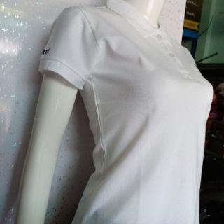 ÁO THUN CÁ SẤU NỮ - MÀU TRẮNG