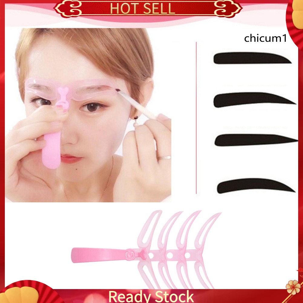 [Hàng mới về] Khuôn kẻ mày tự nhiên nhanh chóng tiện dụng cho nữ