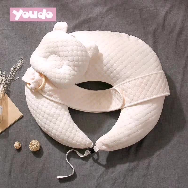 Gối Chữ C Chống Trào Ngược Có Kèm Gối Nhỏ Cho Con Bú Đa Năng Cao Cấp Baby Dreams
