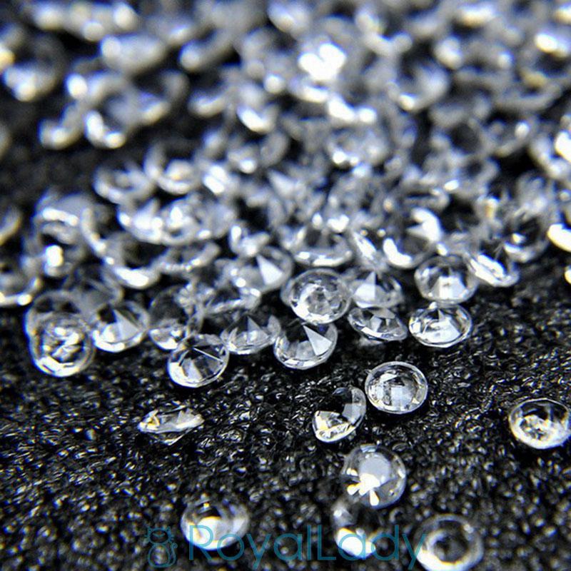 1000 Viên Đá Nhựa Acrylic 3-10mm Trang Trí Tiệc