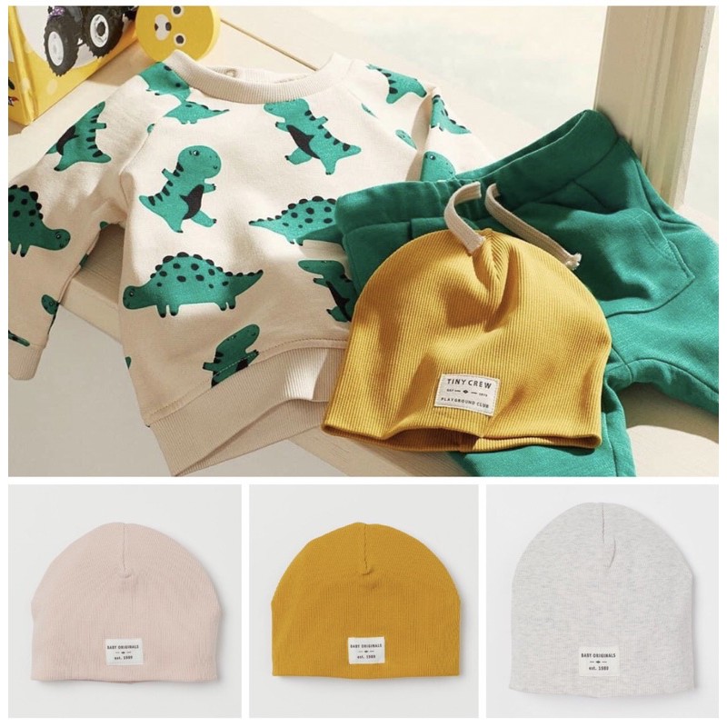 Mũ cotton len H&M Authentic cho bé trai bé gái