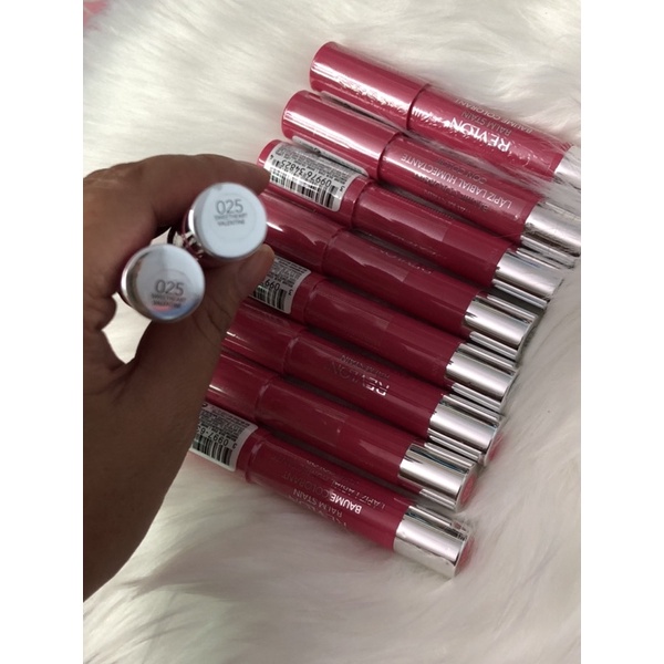 Son bút chì Revlon ColorBurst Balm 025 Sweetheart Valentine - Hồng ngọt ngào tự nhiên .