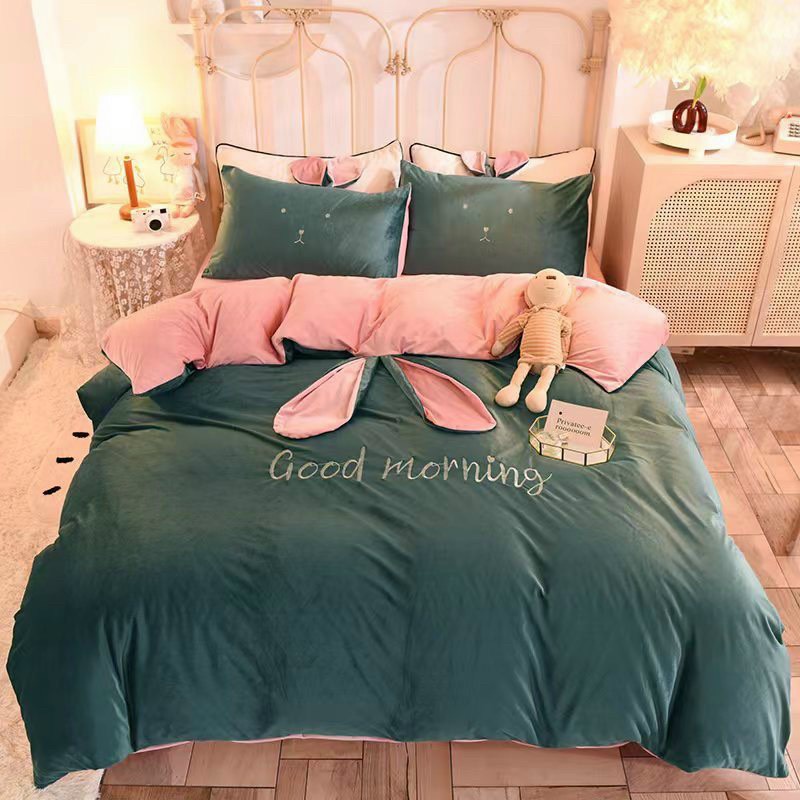 Sét Nỉ Tai Thỏ Siêu Đáng Yêu