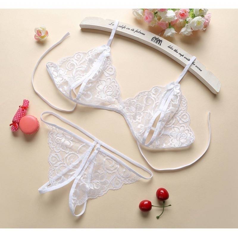 Bộ đồ quần áo lót ren lọt khe gợi cảm sexy QL97