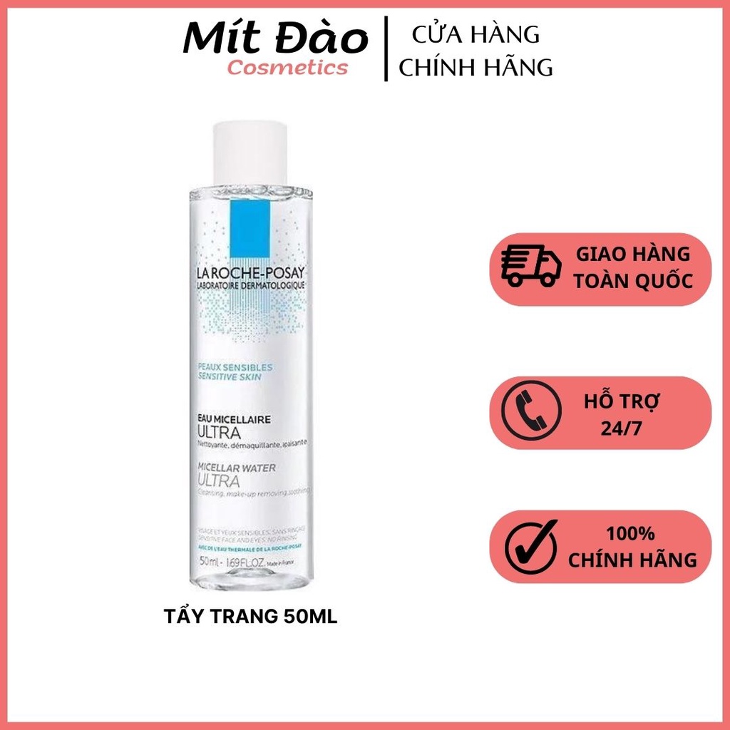 Nước tẩy trang La Roche-Posay Micellar Water cho da nhạy cảm 50ml