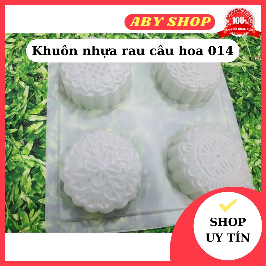 Khuôn nhựa rau câu hoa 014 ⚡ SIÊU BỀN ⚡ khuôn nhựa rau câu tạo hình hoa đẹp sắc nét