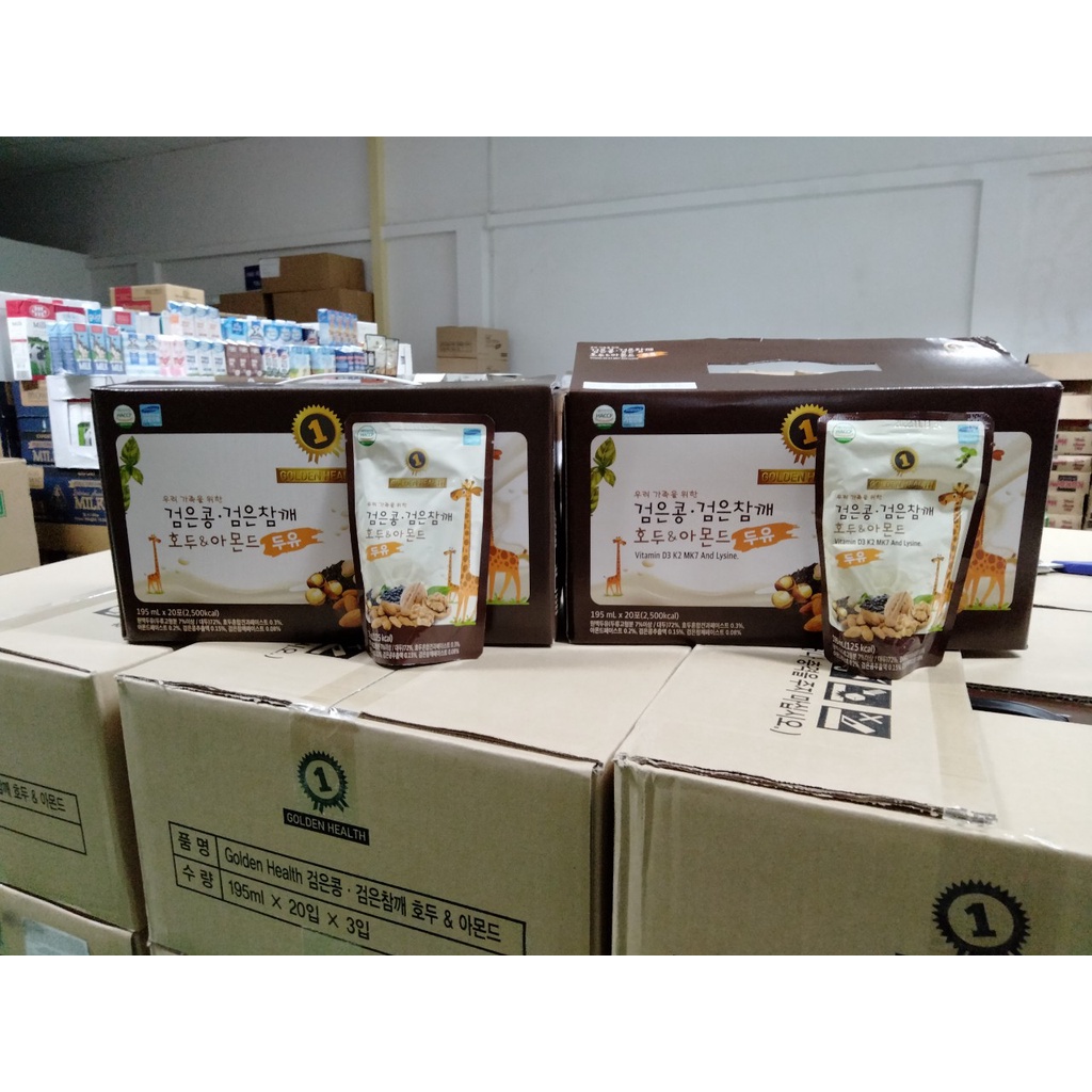 Sữa Hạt Óc Chó GOLDEN HEALTH 195ml - Sữa Óc Chó Hàn Quốc