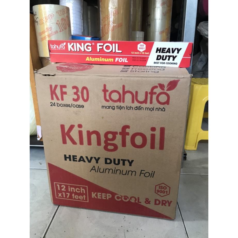Giấy bạc Kingfoil cuộn nhỏ, nướng thực phẩm, nướng thịt, nướng cá,nướng hải sản 30cm