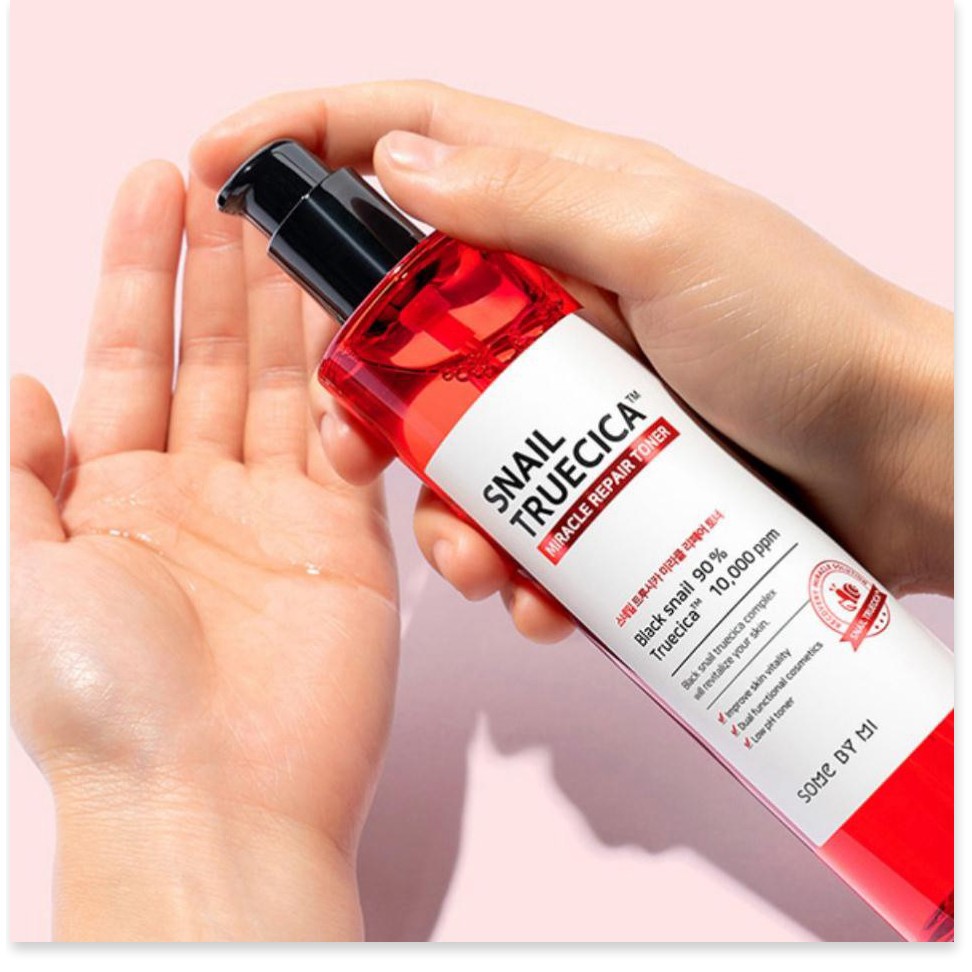 [Mã giảm giá mỹ phẩm chính hãng] [Chính Hãng] Nước Hoa Hồng Giúp Phục Hồi Da - Some By Mi Snail Truecica Miracle Repair