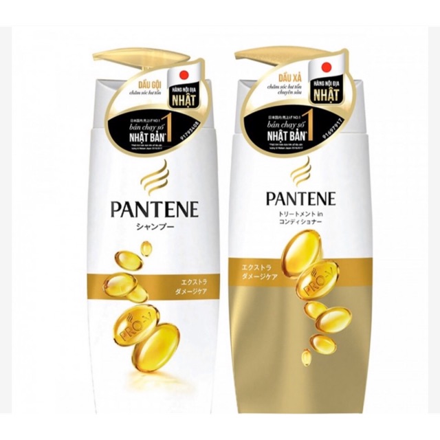 Bộ dầu gội xả Pantene hàng nội địa Nhật nhập khẩu