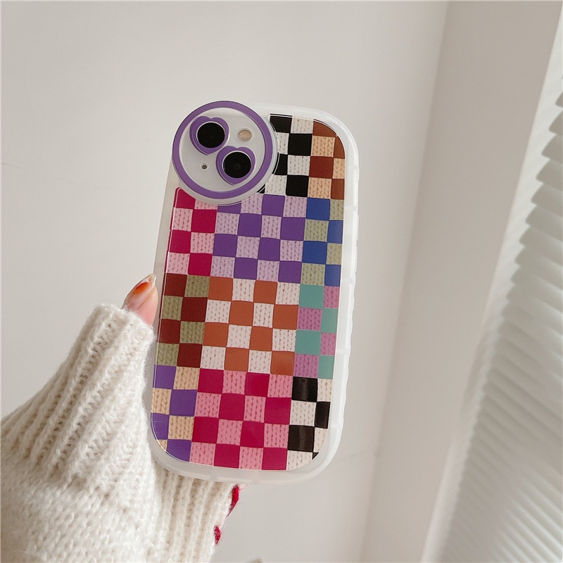 Ốp Điện Thoại Silicon In Hình Bàn Cờ Nhiều Màu Sắc Cho IPhone 12 13 11 Pro Max X Xs Max Xr 7 8 Plus Qpg1