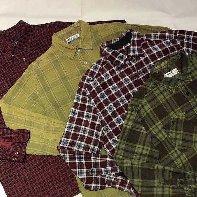 Áo Sơ Mi Nhung Tăm , Sơ Mi Gân Nam Nữ Thời Trang 2hand Dáng Rộng Big Size Secondhand Thời Trang Phong Cách Siêu Đẹp