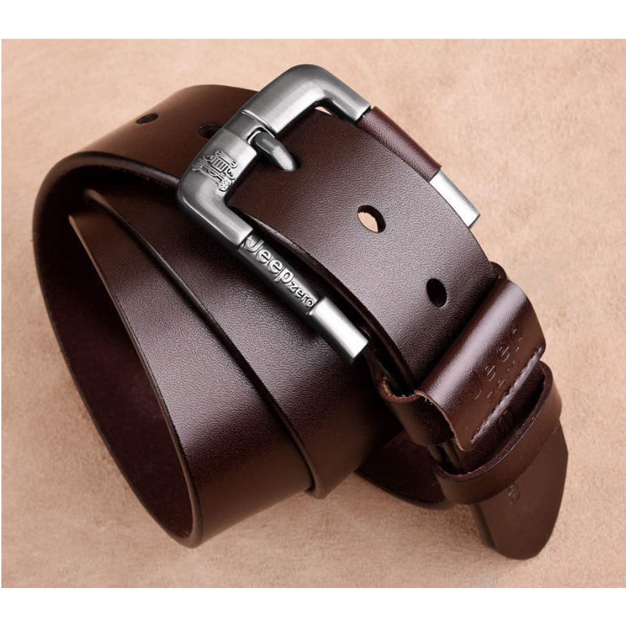 JEEP Thắt Lưng Da Thật 100% Chất Lượng Cao Cho Nam