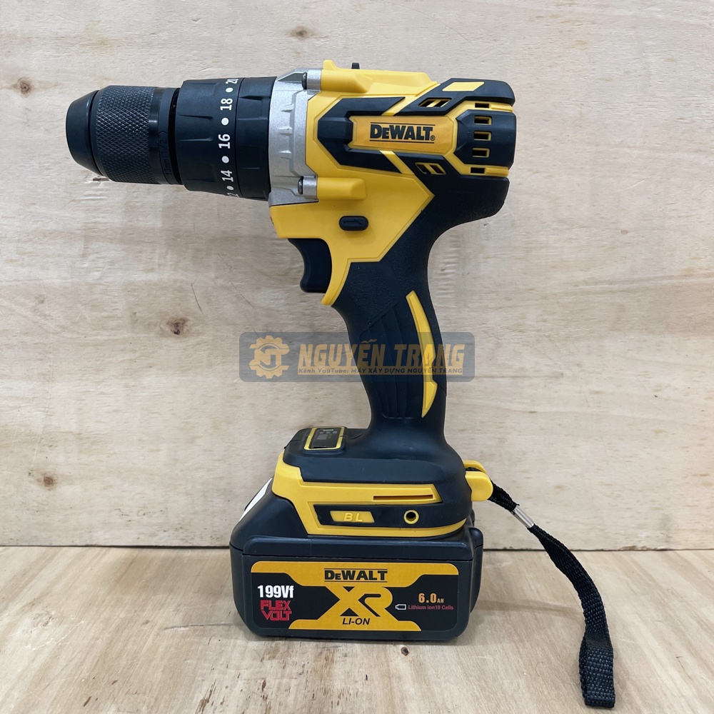 Khoan pin 13 ly động cơ từ DeWALT hàng đẹp chuyên thợ