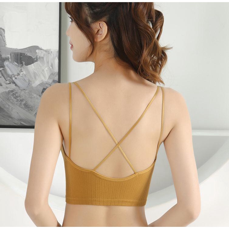 196511 Big U Beauty Back Bare Ammonia Áo Lót Không Gọng Không Đường May Dây Cố Định Cúp Ngực