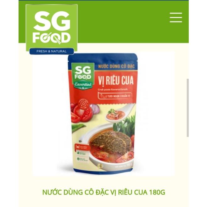 NƯỚC DÙNG CÔ ĐẶC VỊ NẤM,KIM CHI,RIÊU CUA,BÚN BÒ 180g | BigBuy360 - bigbuy360.vn