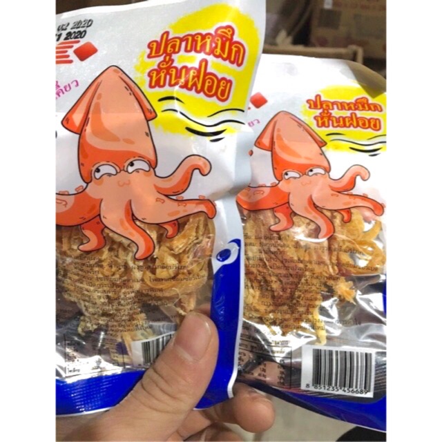 Bịch 30 Gói Mực Thái Xé Cay Siêu Hot Ăn Cùng Pon Pon
