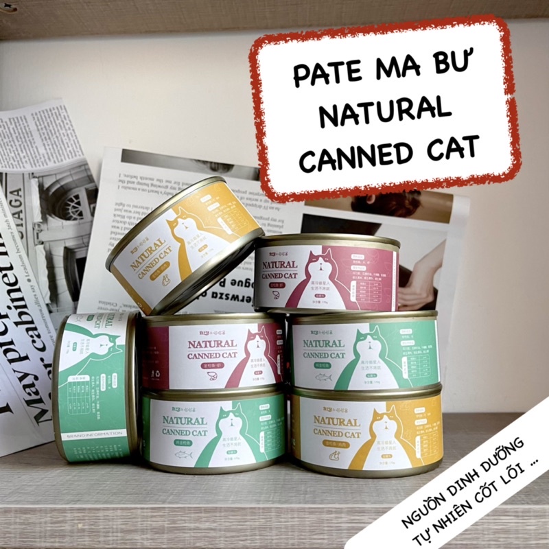 ❤️ NATURAL CANNED - CHÍNH HÃNG ( ĐỦ VỊ ) | FREESHIP | - Cung cấp đầy đủ dinh dưỡng cho mèo cưng