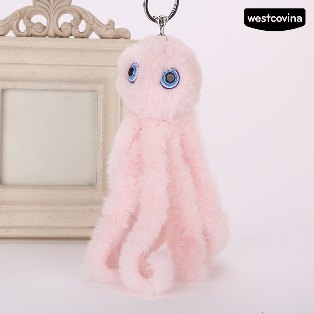 Móc Khóa Hình Bạch Tuộc Dễ Thương