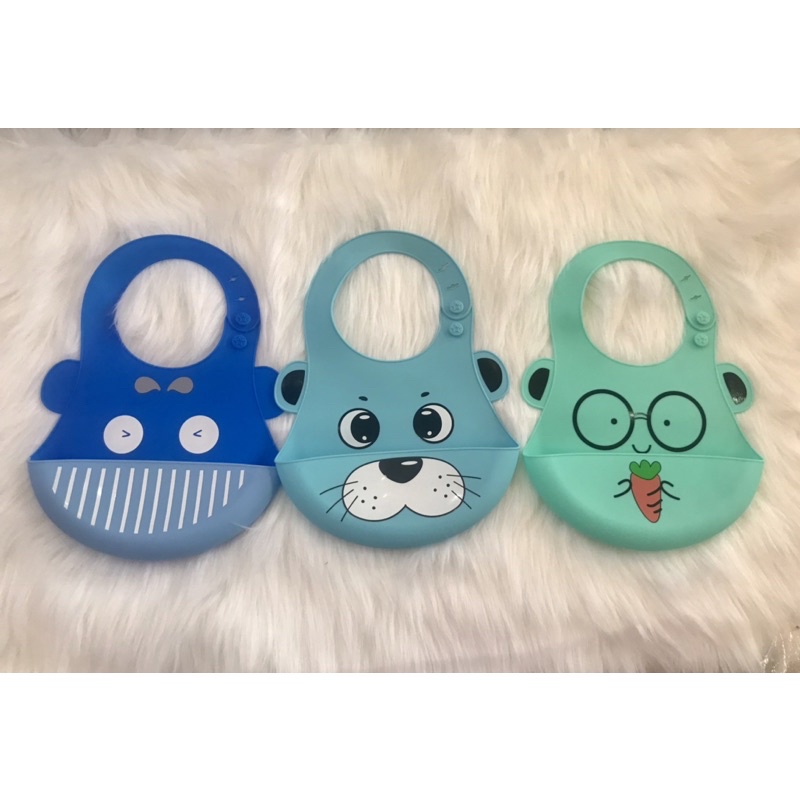 YẾM ĂN DẶM SILICON HÌNH THÚ SIÊU DỄ THƯƠNG CÓ MÁNG