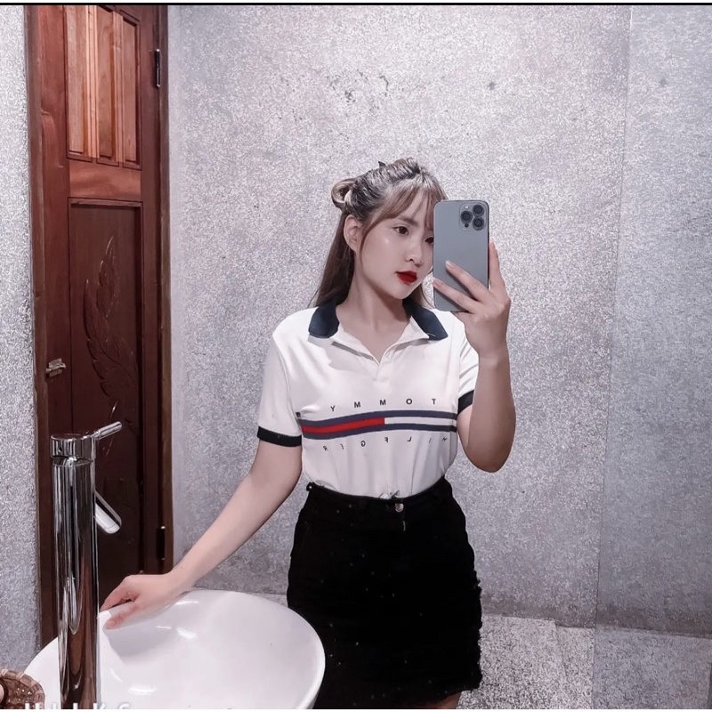 Áo đôi thun nam nữ Tomy mặc đôi siêu đẹp chất liệu cotton thoáng mát, Áo phông unisex nam nữ CNK