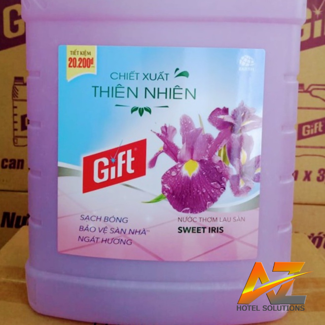 Nước lau sàn nhà Gift  loại can 3,8kg