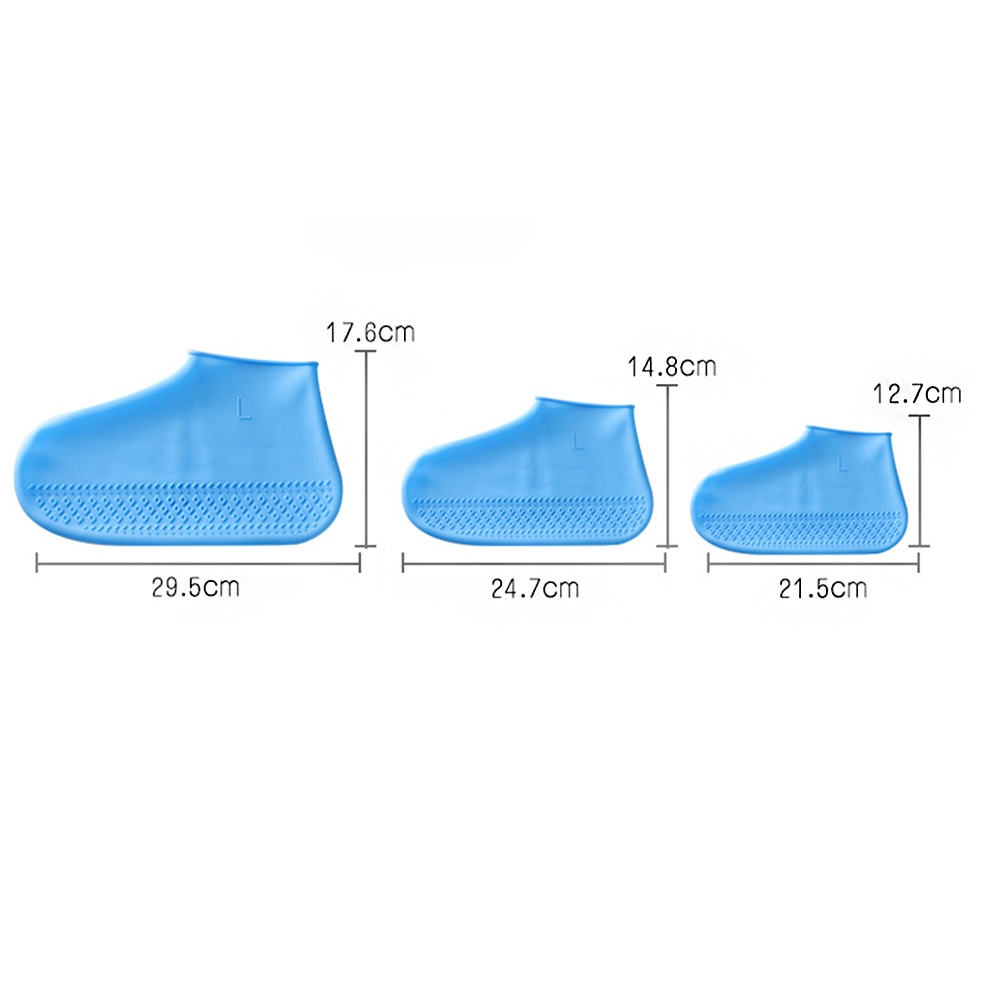 Vỏ Bọc Giày Đi Mưa Bằng TPE Chống Trượt Chống Thấm Nước Tiện Dụng