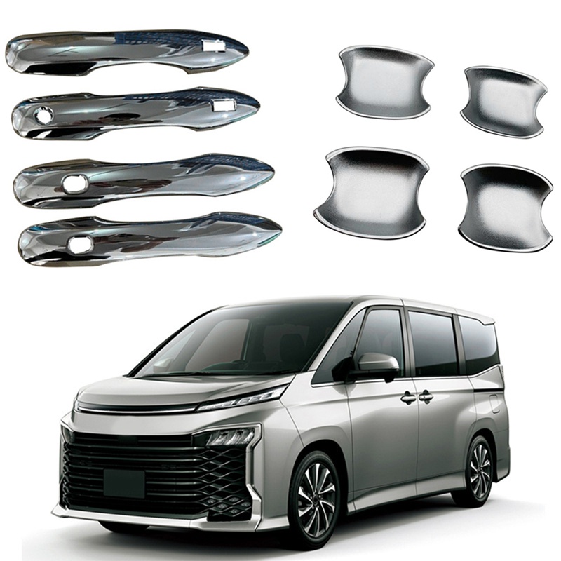 Đối với Toyota Voxy Noah R90 20212022 Tay nắm cửa ô tô Trang trí bằng crôm