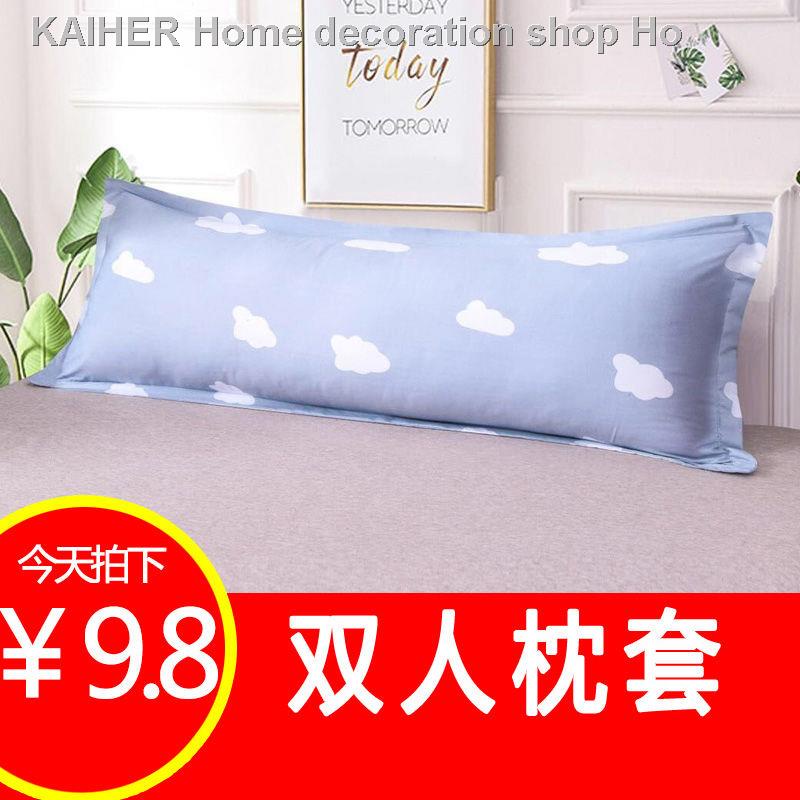 Vỏ gối đôi dài 1m 1.2m/1.5m/1.8m kiểu dáng dễ thương cho cặp đôi