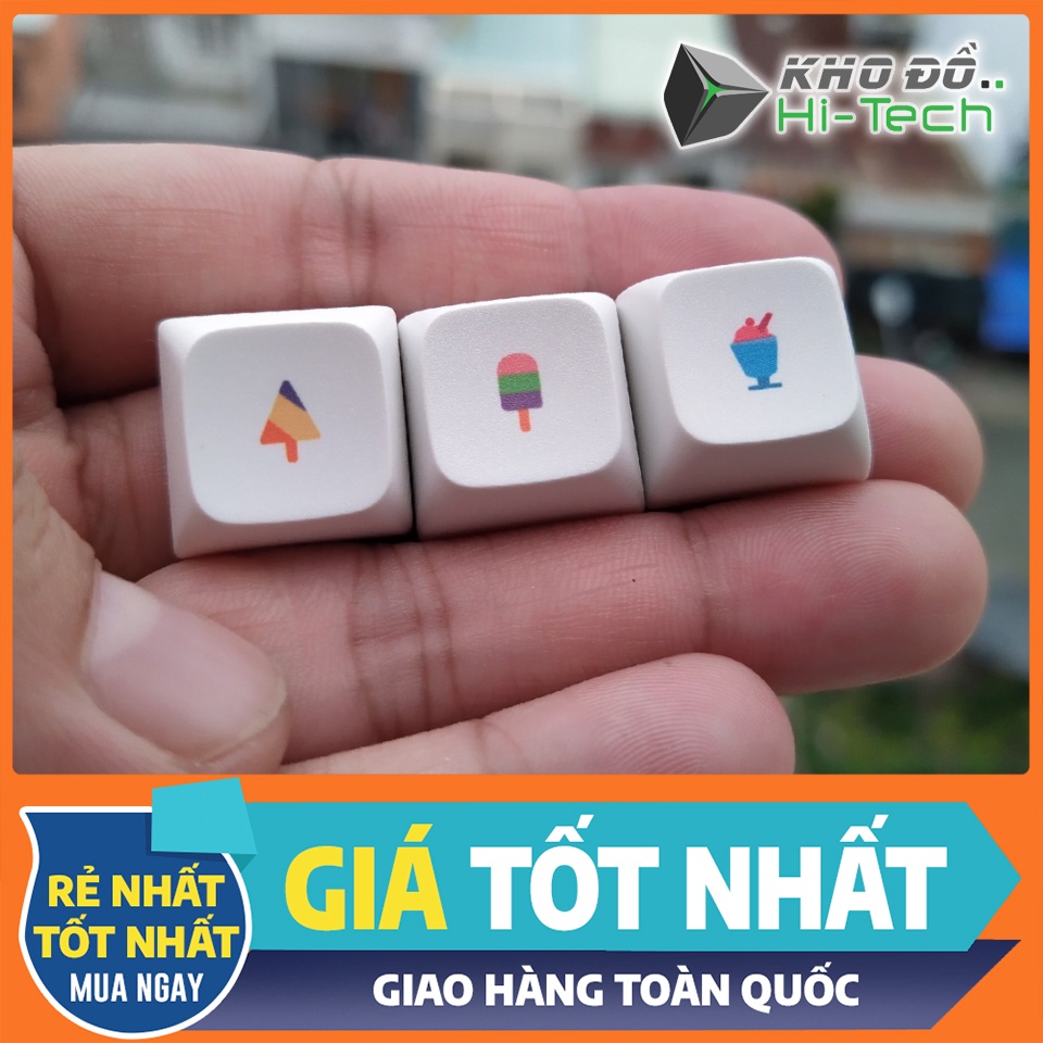 Keycap ICE CREAM lẻ cho bàn phím cơ 💖 𝘍𝘳𝘦𝘦𝘴𝘩𝘪𝘱 💖 XDA profile dày dặn, phù hợp với mọi bàn phím cơ tiêu chuẩn