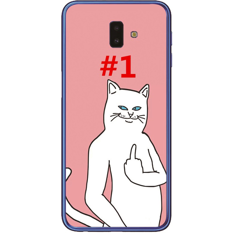 Ốp điện thoại TPU mềm in hình mèo dễ thương cho SAMSUNG GALAXY J8/J6/J4 /J2 PRO 2018