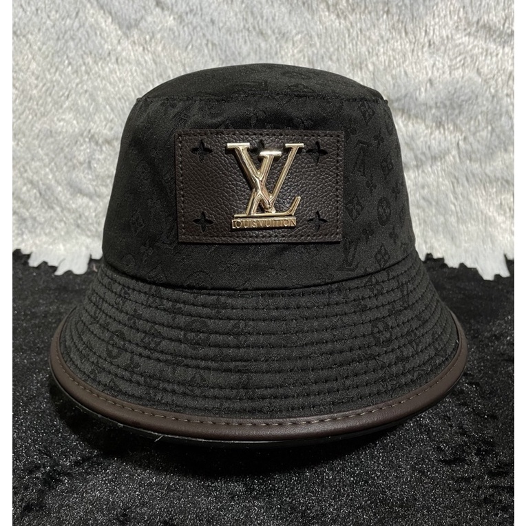 NÓN BUCKET L.V VIỀN DA THỜI TRANG NAM NỮ