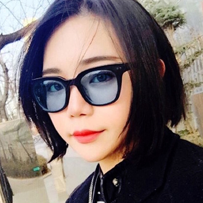 Kính mát gọng vuông màu kẹo ngọt ngào phong cách Hàn Quốc thời trang sành điệu