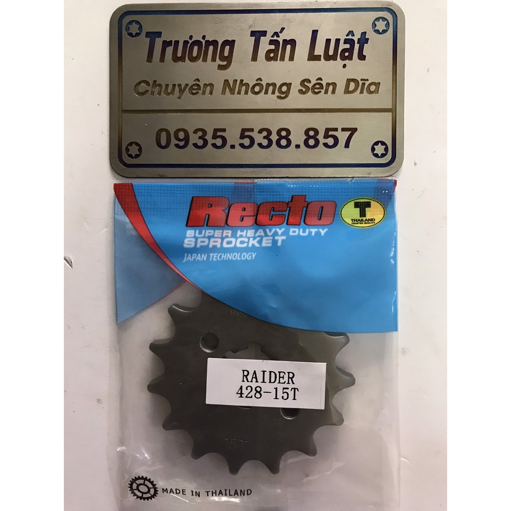 Nhông Raider Fi, Xăng Cơ 15T ( Recto made in Thailand )