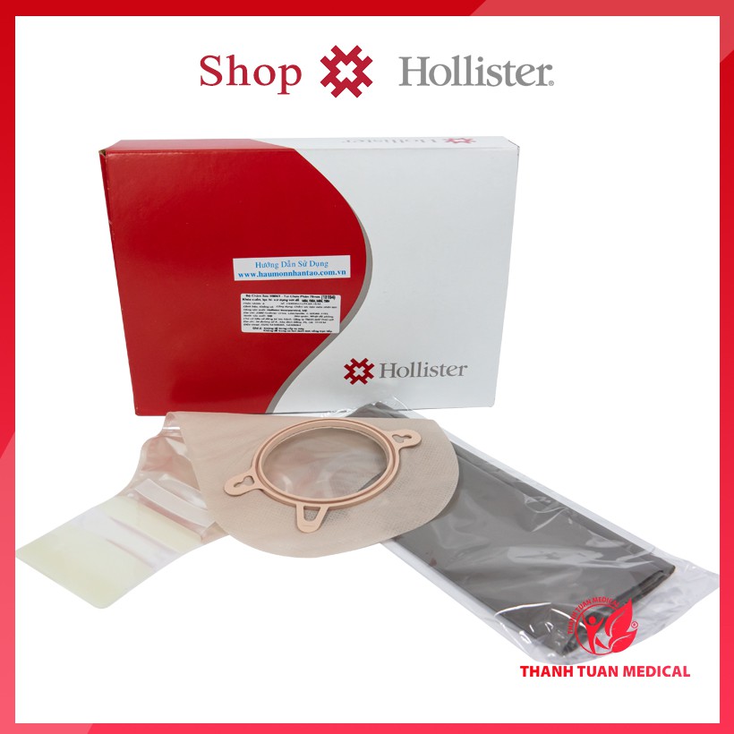 Túi hậu môn nhân tạo  2 mảnh có bộ lọc khí và khóa cuốn Hollister 18193/ 18194 | USA-Mỹ