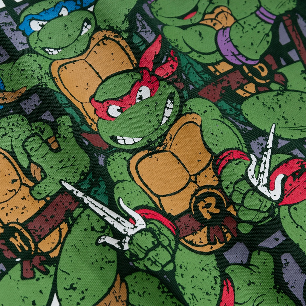 Áo Thun Unisex  TURTLES TEE  Màu XANH LÁ chất liệu 100% Thun Cotton vải 230gsm