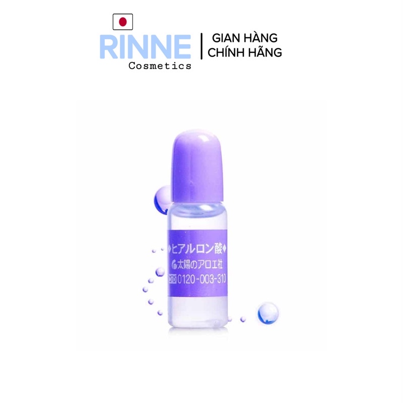 (Nội Địa Nhật) Serum Siêu Cấp Nước Tái Tạo Da Hyaluronic Acid Taiyou No Aloe 10ml