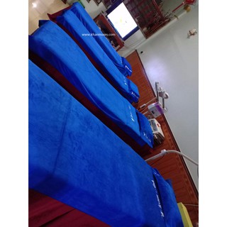 Bộ 5 khăn trải giường spa, màu xanh dương, thấm hút tốt, mềm mại