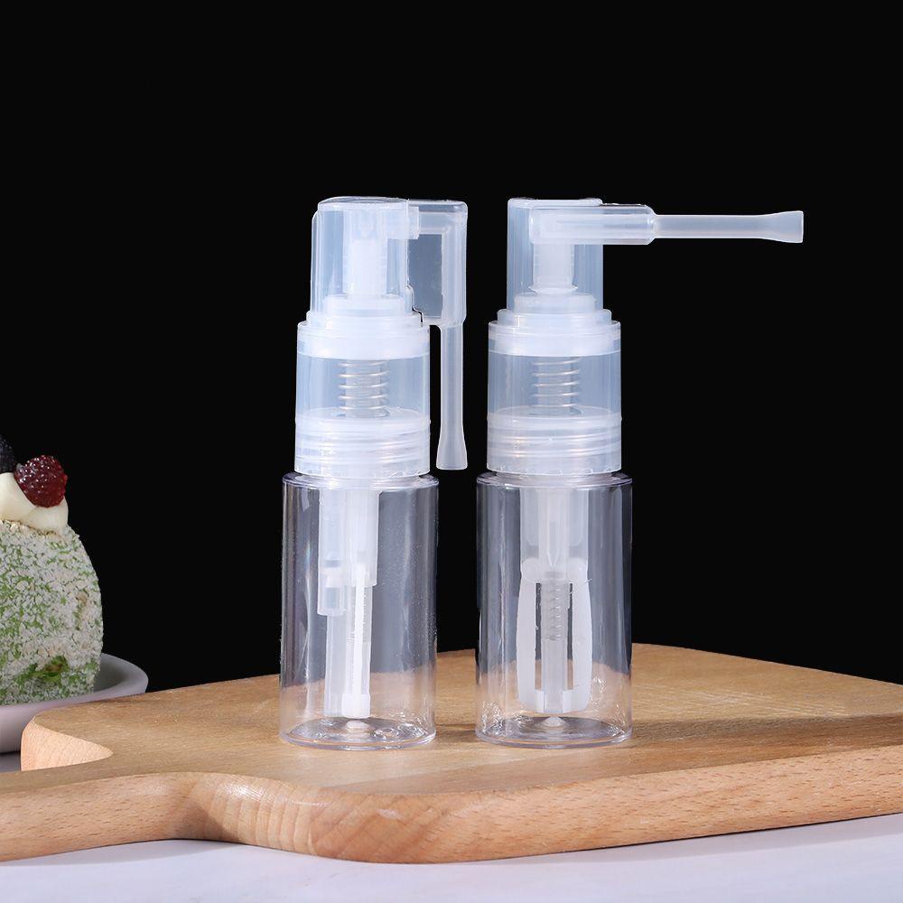 YNATURAL 35ML Adjustable|Powder Mousse Cake Powder Container Glitter Duster Spray Bottle Portable Fondant Baking Color Cake Decorating Tools Powder Bottle Empty Bottles