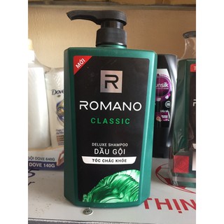 Dầu Gội Đầu Romano Classic 650g