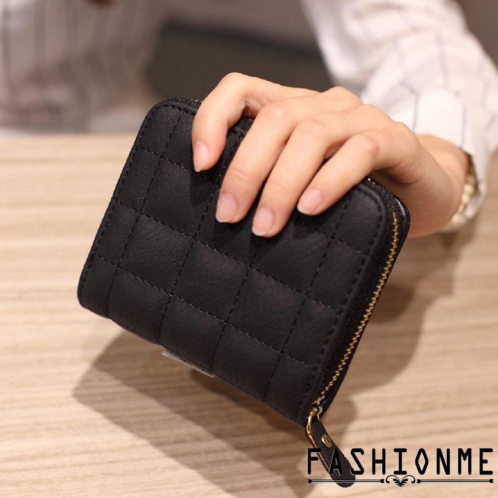 ღ𝓂ℰWomen Mini Wallet Zipper Card Holder Coin Purse Small Leather Clutch Bag Handbag