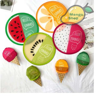 Quạt cầm tay gấp gọn hình que kem cực đáng yêu và nhỏ gọn