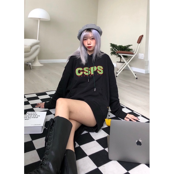 ÁO HOODIE CSPS ĐEN