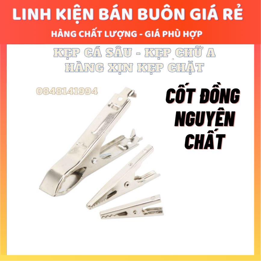 Đầu Kẹp Cá Sấu Loại xịn, Kẹp chặt, kẹp chữ A