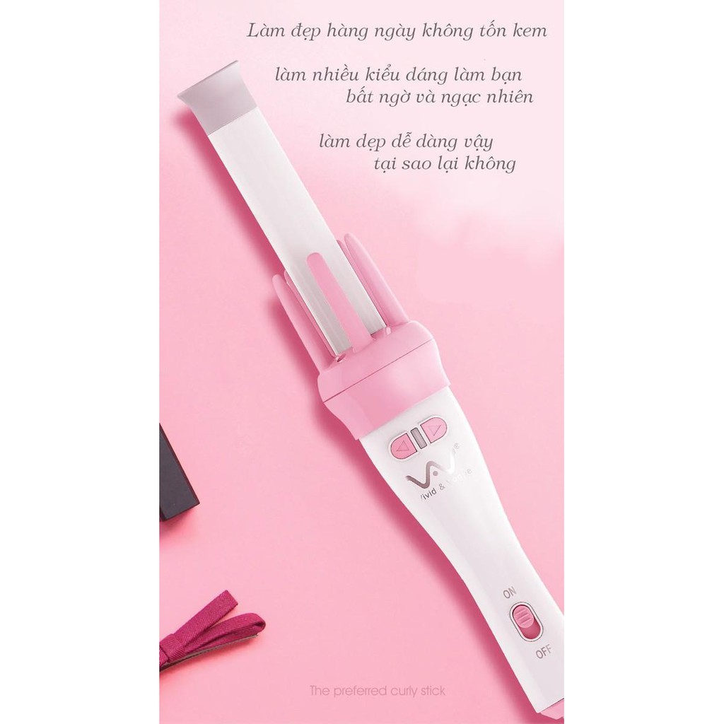 Máy Làm Xoăn Xoay Tự Động 360 Độ VIVID & VOGUE