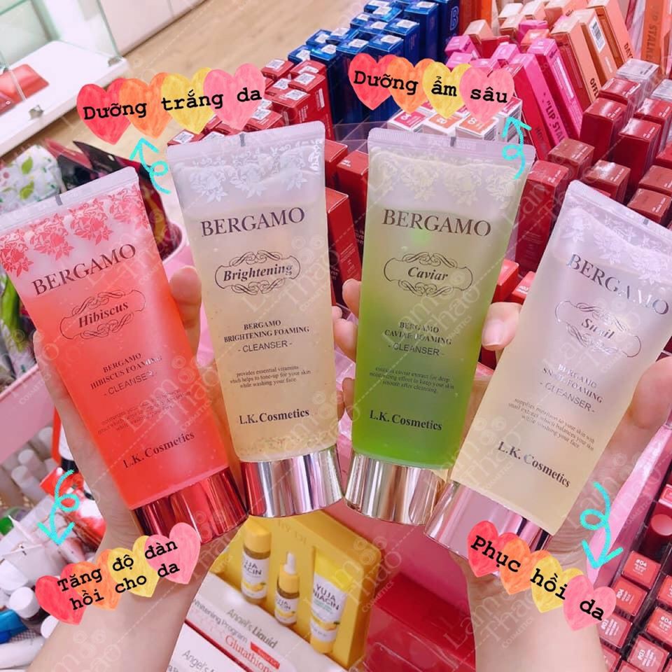 Sữa Rữa Mặt Bergamo Foaming Cleanser